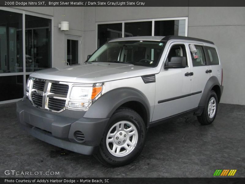 Bright Silver Metallic / Dark Slate Gray/Light Slate Gray 2008 Dodge Nitro SXT