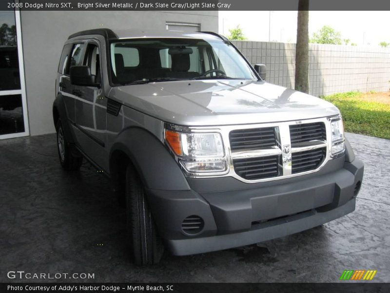Bright Silver Metallic / Dark Slate Gray/Light Slate Gray 2008 Dodge Nitro SXT