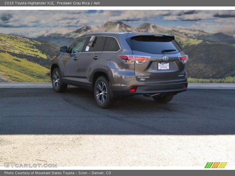 Predawn Gray Mica / Ash 2016 Toyota Highlander XLE