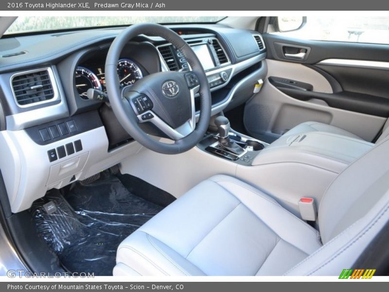 Predawn Gray Mica / Ash 2016 Toyota Highlander XLE