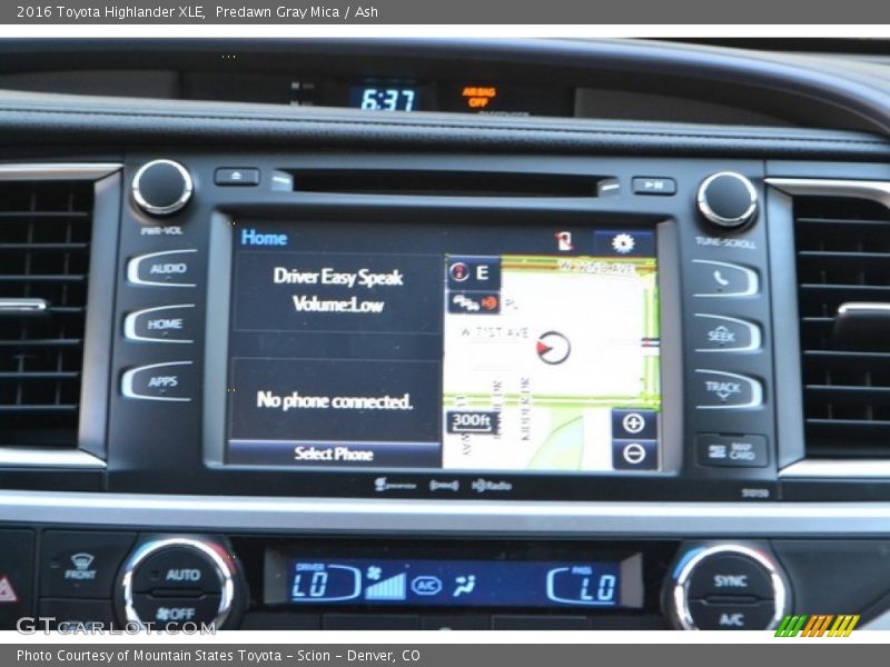 Predawn Gray Mica / Ash 2016 Toyota Highlander XLE