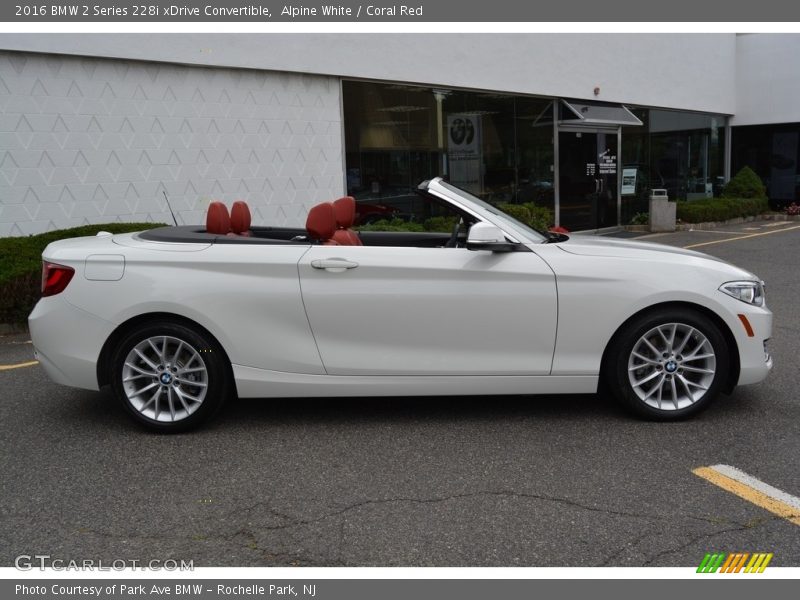  2016 2 Series 228i xDrive Convertible Alpine White