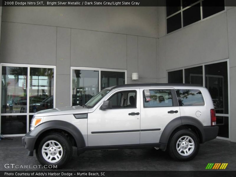 Bright Silver Metallic / Dark Slate Gray/Light Slate Gray 2008 Dodge Nitro SXT