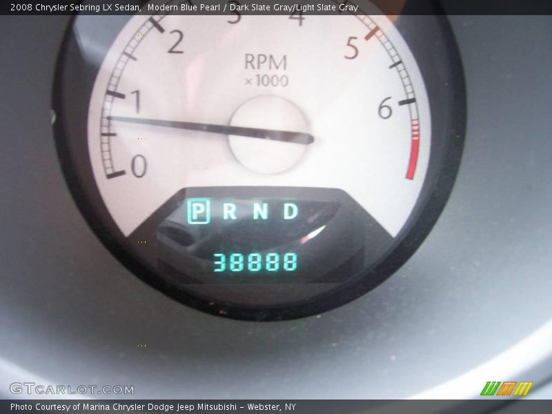 Modern Blue Pearl / Dark Slate Gray/Light Slate Gray 2008 Chrysler Sebring LX Sedan