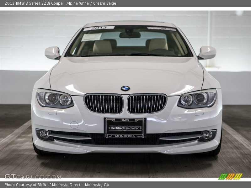 Alpine White / Cream Beige 2013 BMW 3 Series 328i Coupe