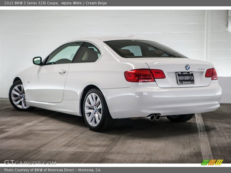 Alpine White / Cream Beige 2013 BMW 3 Series 328i Coupe