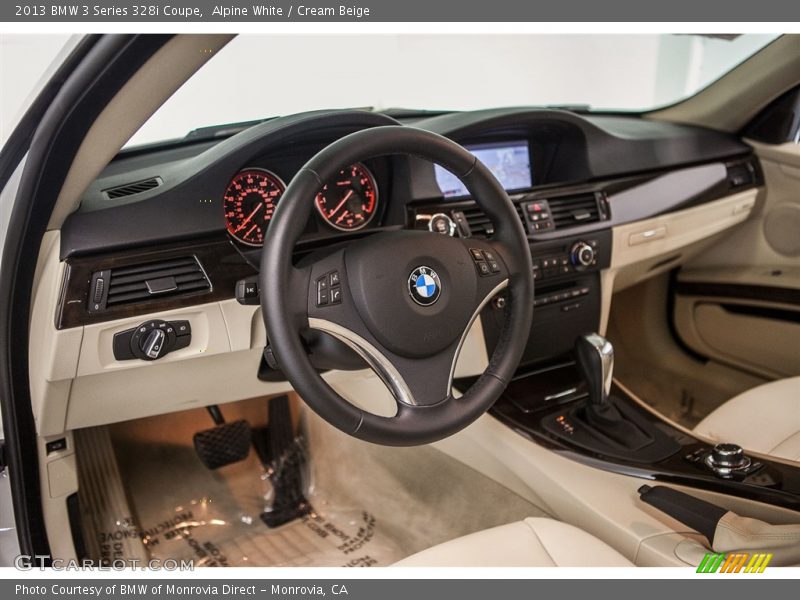 Alpine White / Cream Beige 2013 BMW 3 Series 328i Coupe