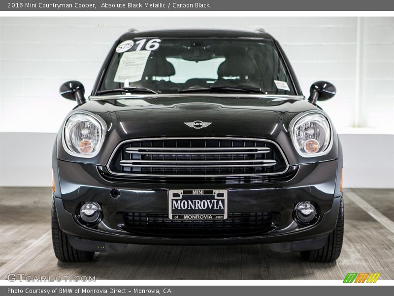 Absolute Black Metallic / Carbon Black 2016 Mini Countryman Cooper
