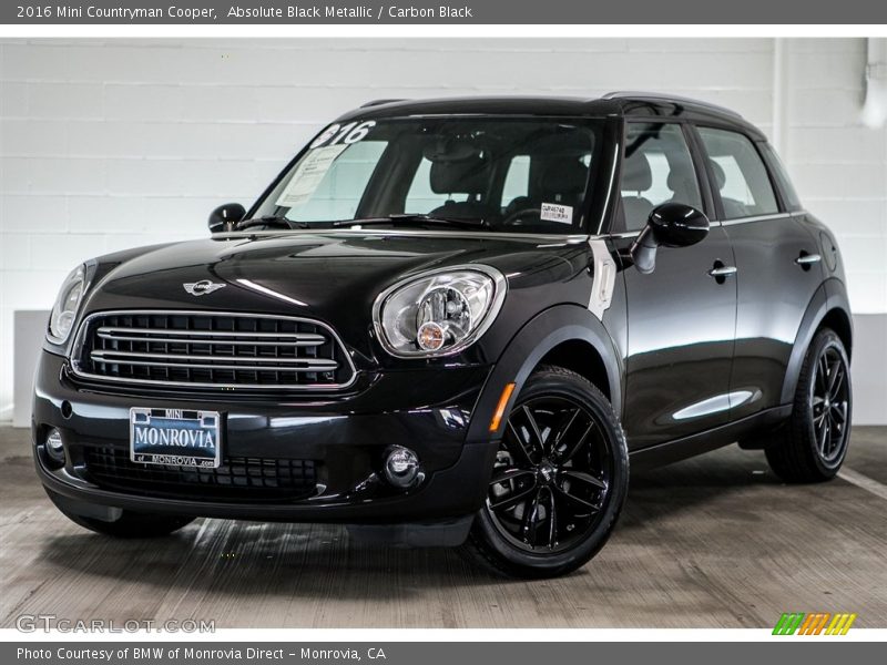 Absolute Black Metallic / Carbon Black 2016 Mini Countryman Cooper