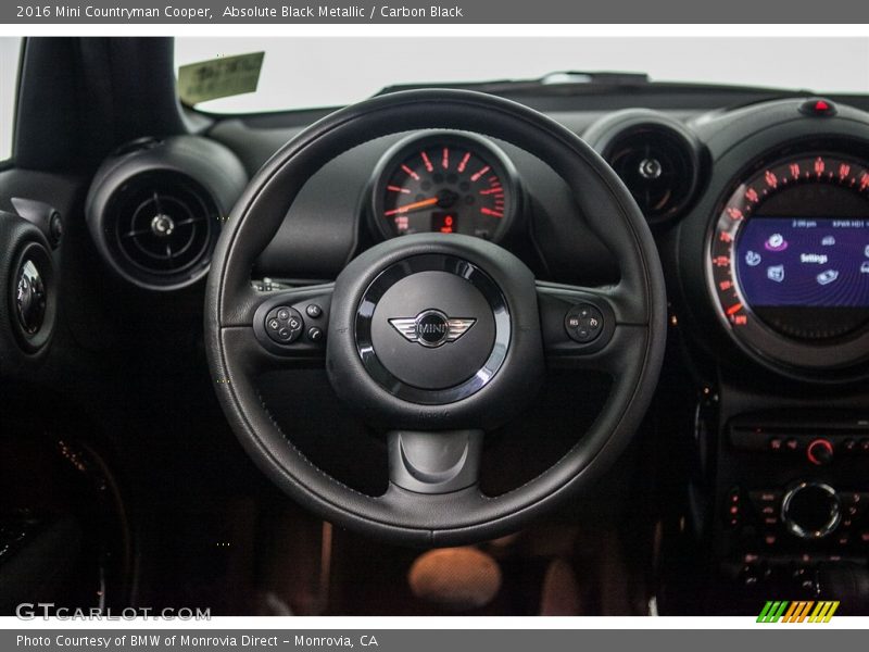 Absolute Black Metallic / Carbon Black 2016 Mini Countryman Cooper