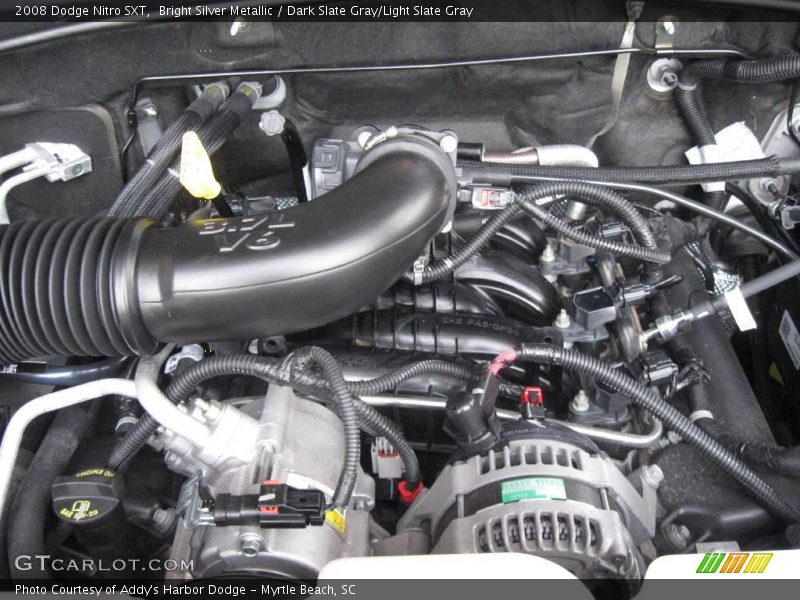 Bright Silver Metallic / Dark Slate Gray/Light Slate Gray 2008 Dodge Nitro SXT
