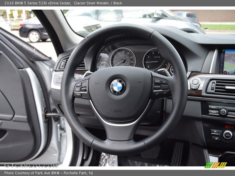 Glacier Silver Metallic / Black 2016 BMW 5 Series 528i xDrive Sedan
