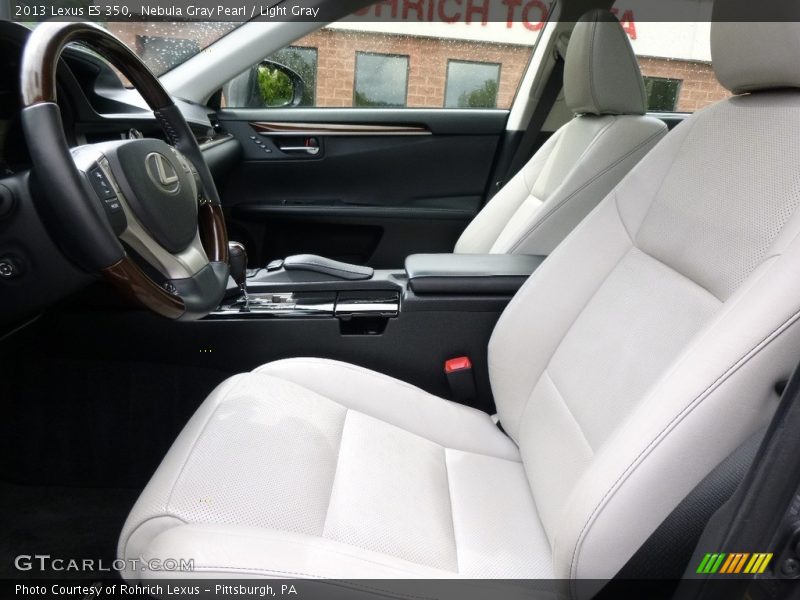 Nebula Gray Pearl / Light Gray 2013 Lexus ES 350