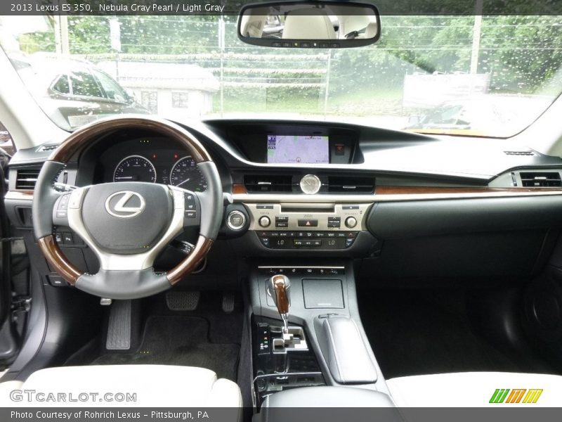 Nebula Gray Pearl / Light Gray 2013 Lexus ES 350