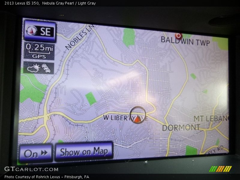 Nebula Gray Pearl / Light Gray 2013 Lexus ES 350