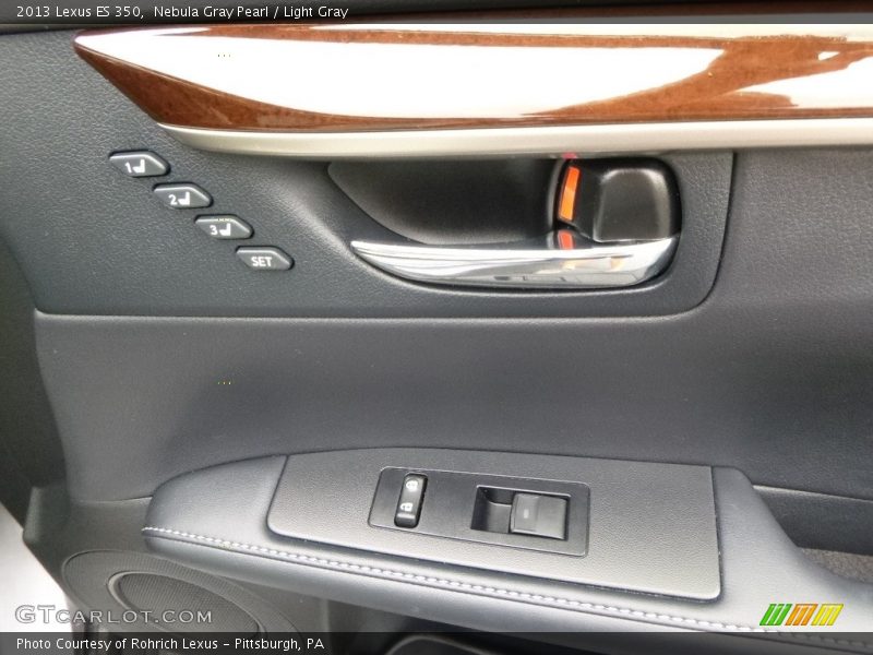 Nebula Gray Pearl / Light Gray 2013 Lexus ES 350