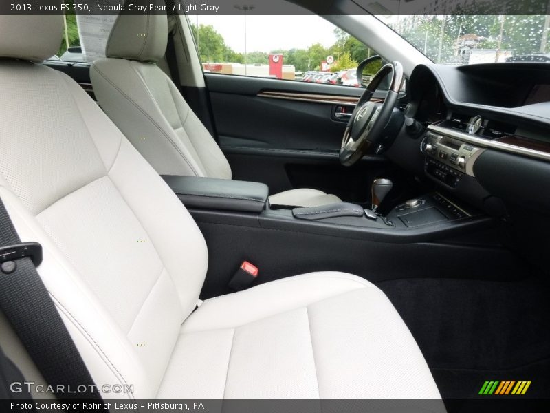 Nebula Gray Pearl / Light Gray 2013 Lexus ES 350
