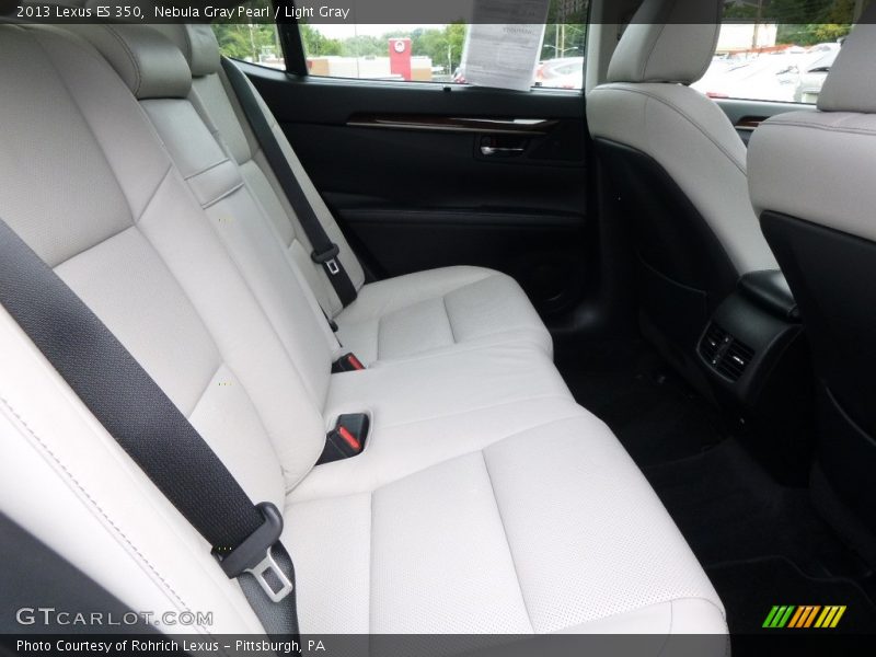 Nebula Gray Pearl / Light Gray 2013 Lexus ES 350