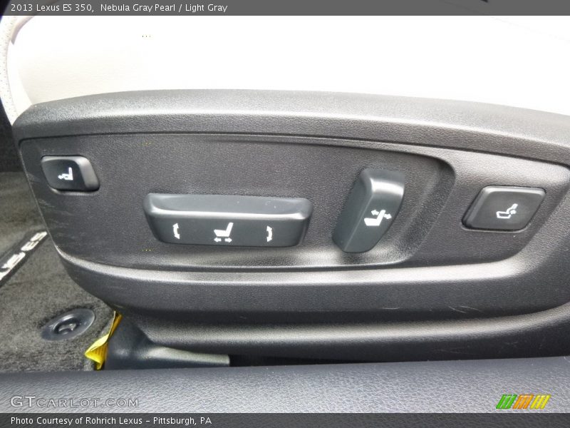 Nebula Gray Pearl / Light Gray 2013 Lexus ES 350