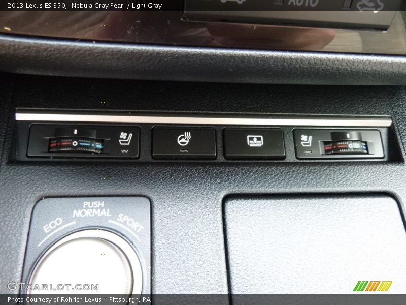 Nebula Gray Pearl / Light Gray 2013 Lexus ES 350