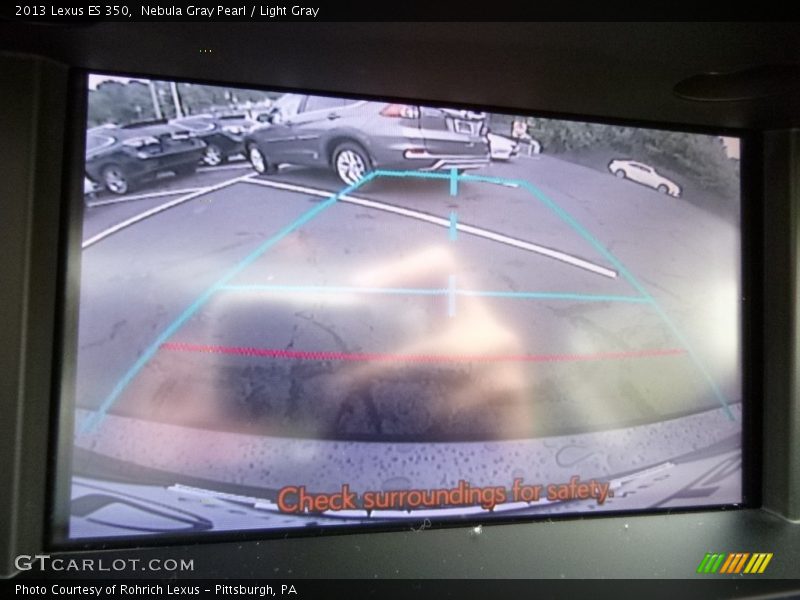 Nebula Gray Pearl / Light Gray 2013 Lexus ES 350