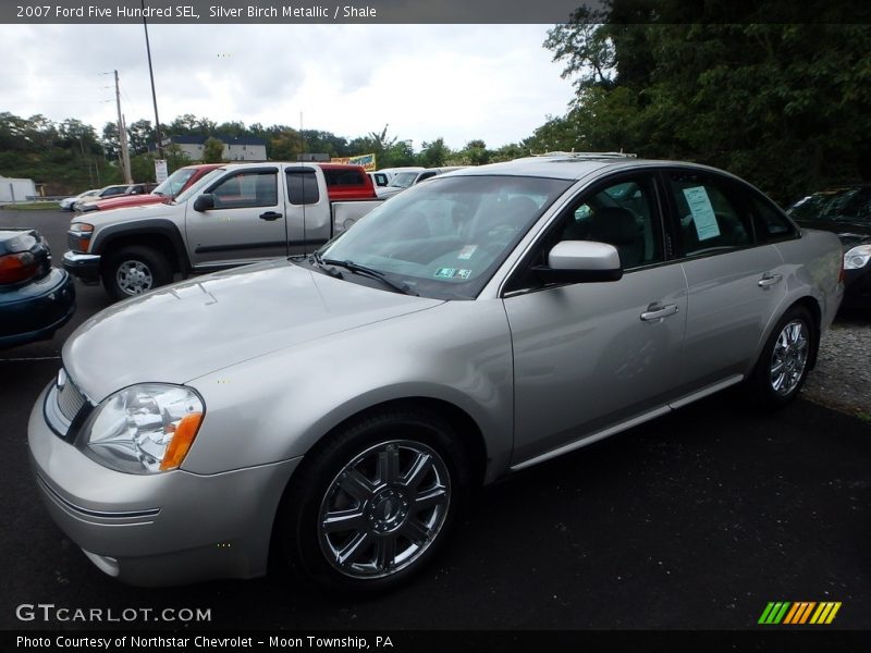 Silver Birch Metallic / Shale 2007 Ford Five Hundred SEL