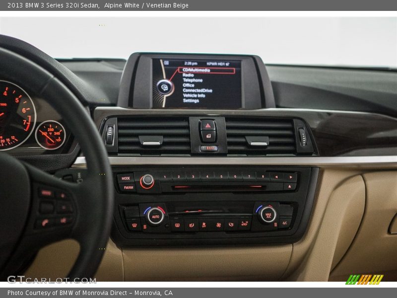 Alpine White / Venetian Beige 2013 BMW 3 Series 320i Sedan