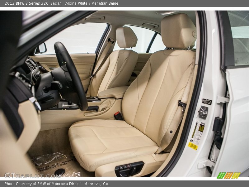Alpine White / Venetian Beige 2013 BMW 3 Series 320i Sedan