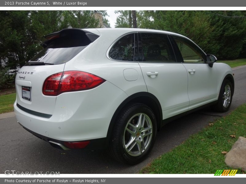 White / Luxor Beige 2013 Porsche Cayenne S