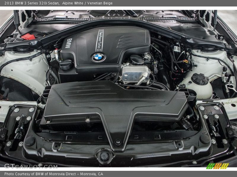 Alpine White / Venetian Beige 2013 BMW 3 Series 320i Sedan