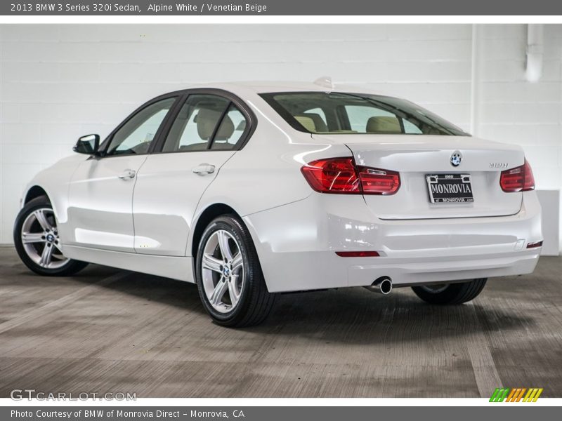 Alpine White / Venetian Beige 2013 BMW 3 Series 320i Sedan