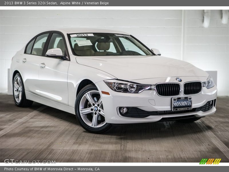 Alpine White / Venetian Beige 2013 BMW 3 Series 320i Sedan
