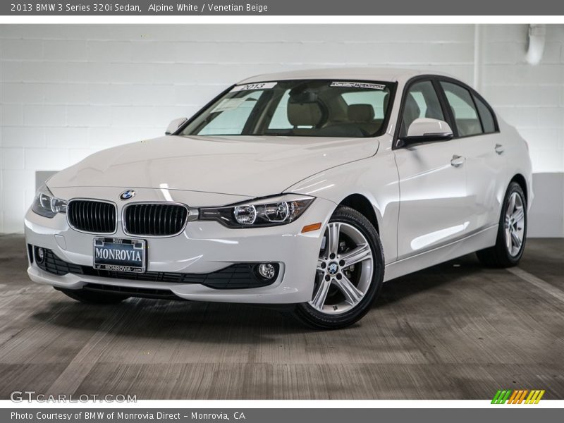 Alpine White / Venetian Beige 2013 BMW 3 Series 320i Sedan