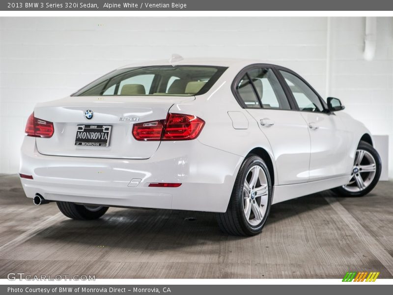 Alpine White / Venetian Beige 2013 BMW 3 Series 320i Sedan