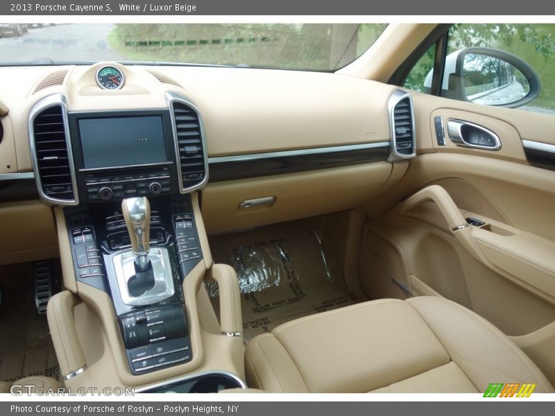 White / Luxor Beige 2013 Porsche Cayenne S