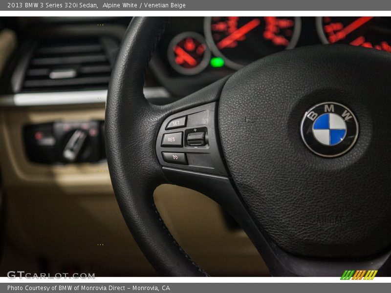 Alpine White / Venetian Beige 2013 BMW 3 Series 320i Sedan