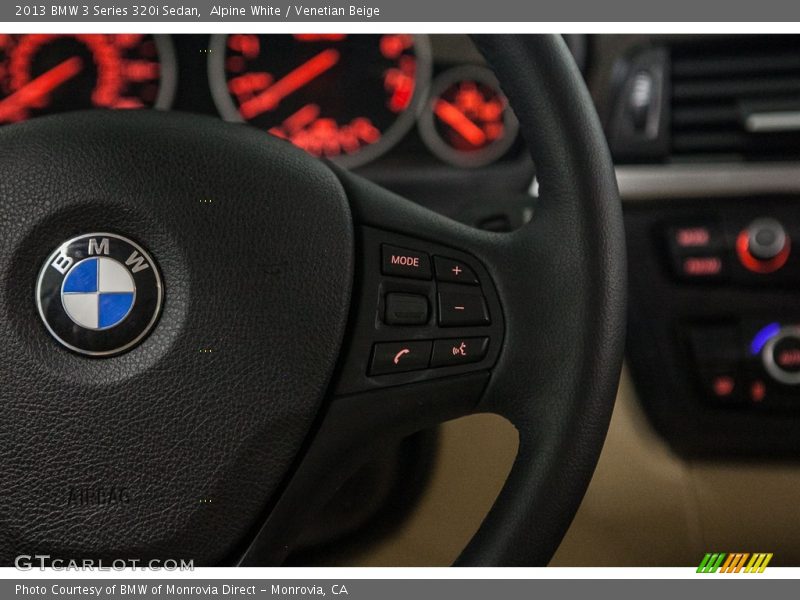 Alpine White / Venetian Beige 2013 BMW 3 Series 320i Sedan