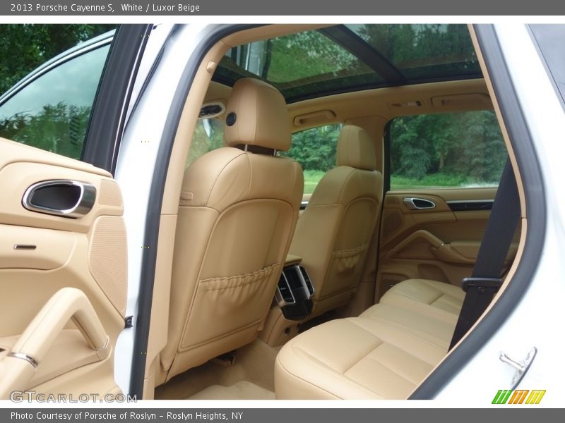 White / Luxor Beige 2013 Porsche Cayenne S