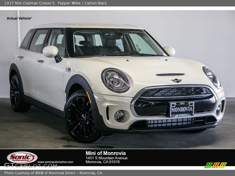 Pepper White / Carbon Black 2017 Mini Clubman Cooper S