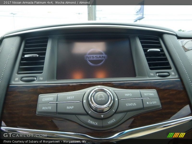 Controls of 2017 Armada Platinum 4x4