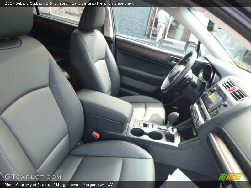 Carbide Gray Metallic / Slate Black 2017 Subaru Outback 2.5i Limited