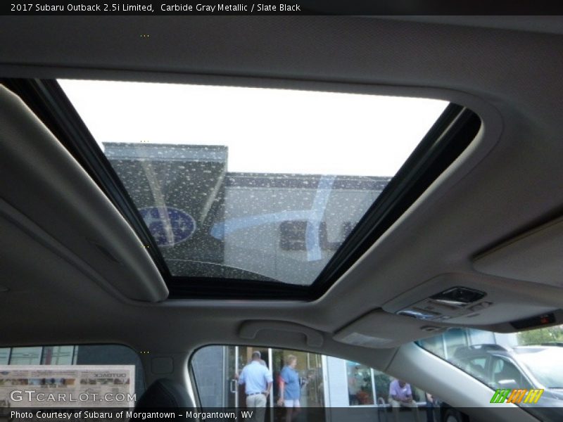 Carbide Gray Metallic / Slate Black 2017 Subaru Outback 2.5i Limited