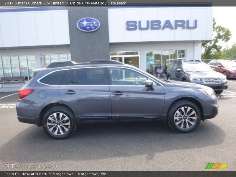 Carbide Gray Metallic / Slate Black 2017 Subaru Outback 2.5i Limited