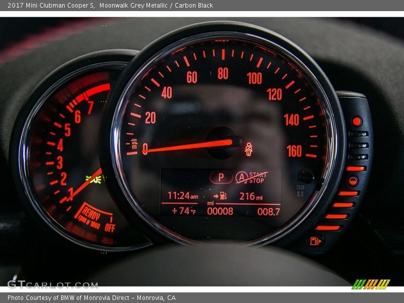 Moonwalk Grey Metallic / Carbon Black 2017 Mini Clubman Cooper S