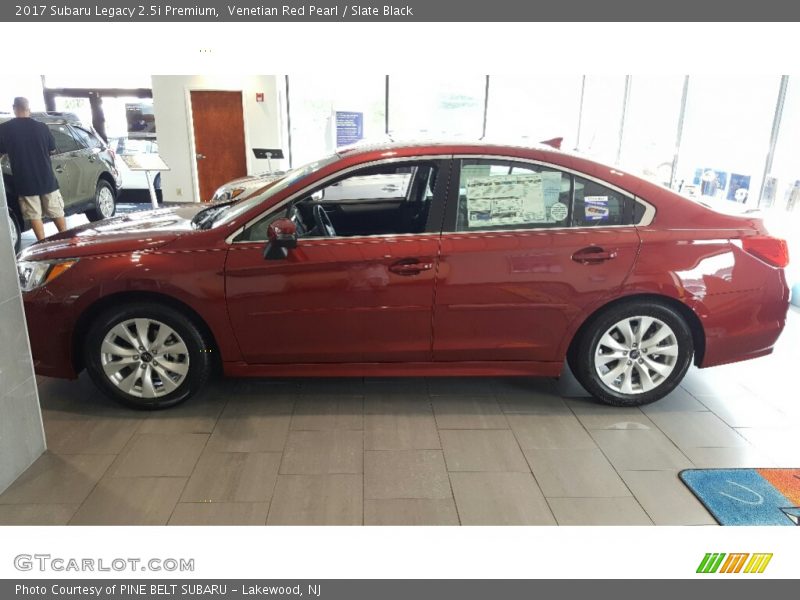 Venetian Red Pearl / Slate Black 2017 Subaru Legacy 2.5i Premium