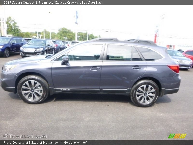 Carbide Gray Metallic / Slate Black 2017 Subaru Outback 2.5i Limited