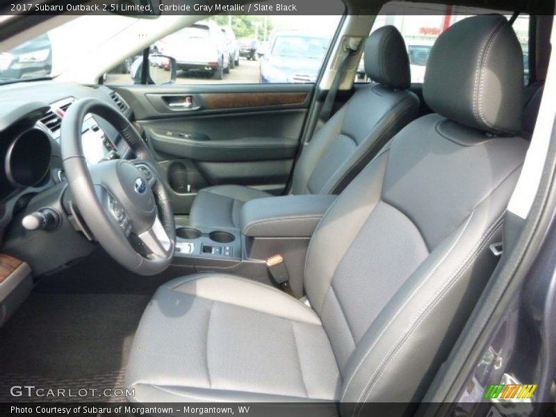Carbide Gray Metallic / Slate Black 2017 Subaru Outback 2.5i Limited