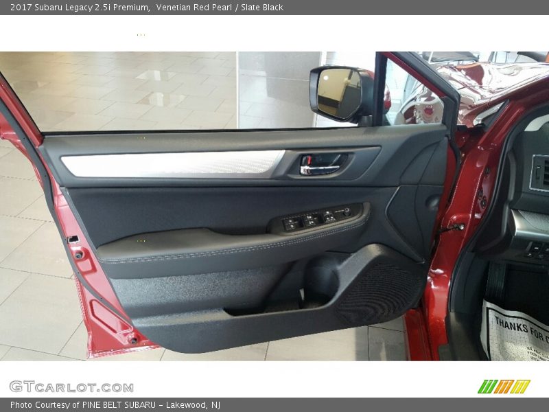Venetian Red Pearl / Slate Black 2017 Subaru Legacy 2.5i Premium