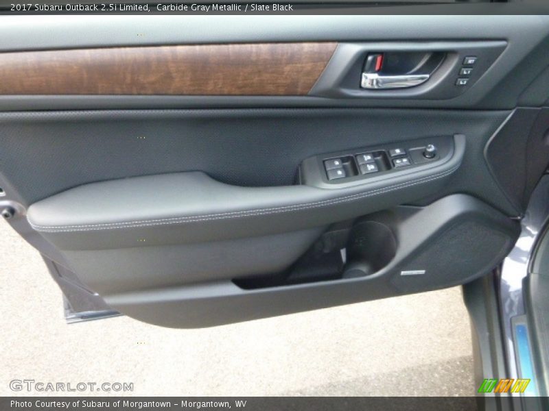 Carbide Gray Metallic / Slate Black 2017 Subaru Outback 2.5i Limited