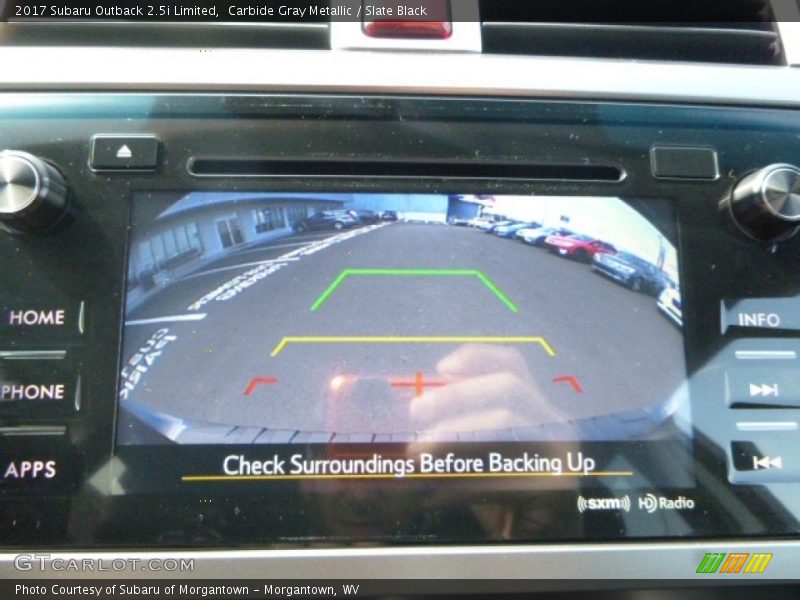 Carbide Gray Metallic / Slate Black 2017 Subaru Outback 2.5i Limited